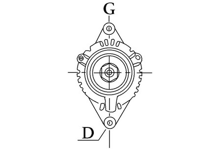 F032110422 - Генератор hyundai kia 110422 hc-cargo