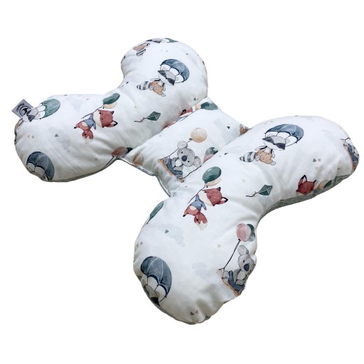 Протиударна подушка метелик Білобока Сорока, різнокольоровий