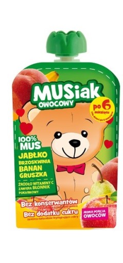 Сокполь мультифруктовий мус 100 г