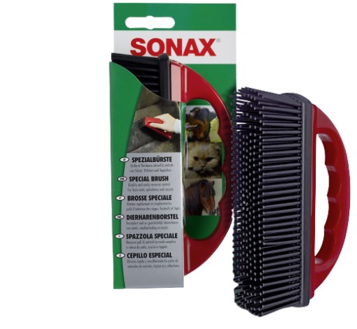 РЕЗИНОВАЯ ЩЕТКА ДЛЯ УДАЛЕНИЯ ВОЛОС SONAX