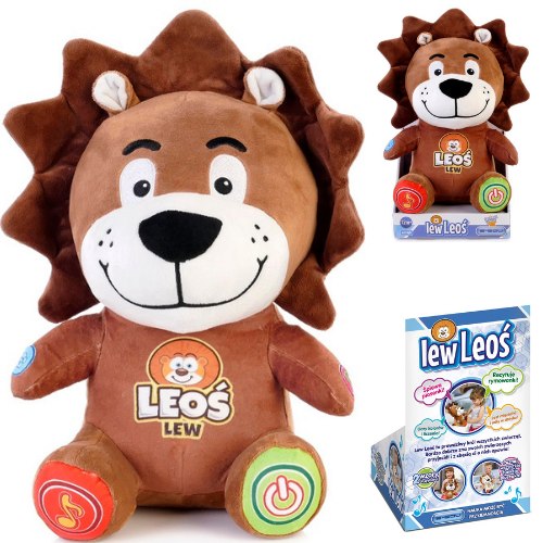 Інтерактивна плюшева іграшка Artik Lew Leoś коричневий 128851