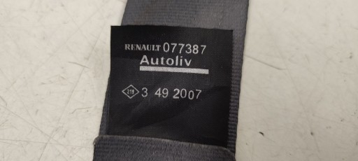 tension belt safety right front Renault Megane II Cabrio