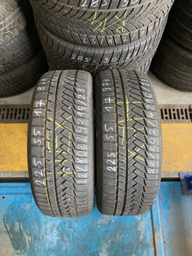 2 ШИНЫ 225/55R17 CONTINENTAL WINTERCONTACT TS850P Варшава