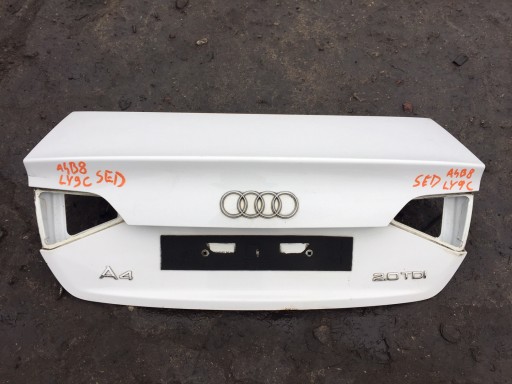 AUDI A4 B8 СЕДАН ЗАДНЯЯ ДВЕРЬ, КРЫШКА БАГАЖНИКА LY9C