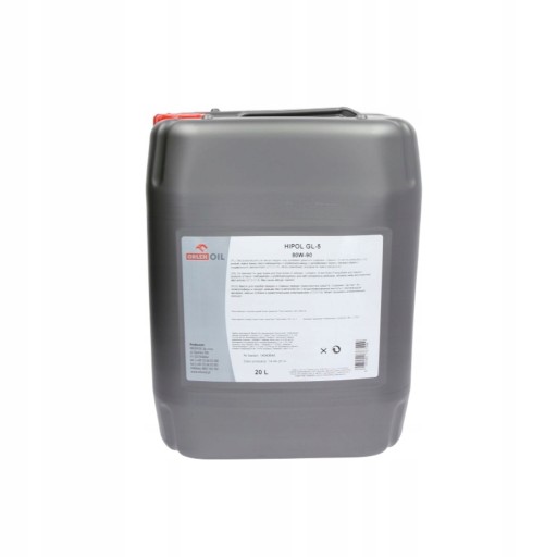 ORLEN GEAR OIL HIPOL GL-5 80W90 20л