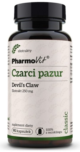 ČIERNY PAZÚR EXTRAKT 90 KAPSÚL 45 g (250 mg) - PHARMOVIT (CLASSIC)