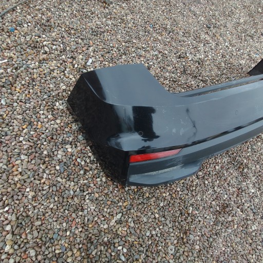 bumper rear rear part SKODA FABIA IV HB 4XPDC DEMONTAZ black
