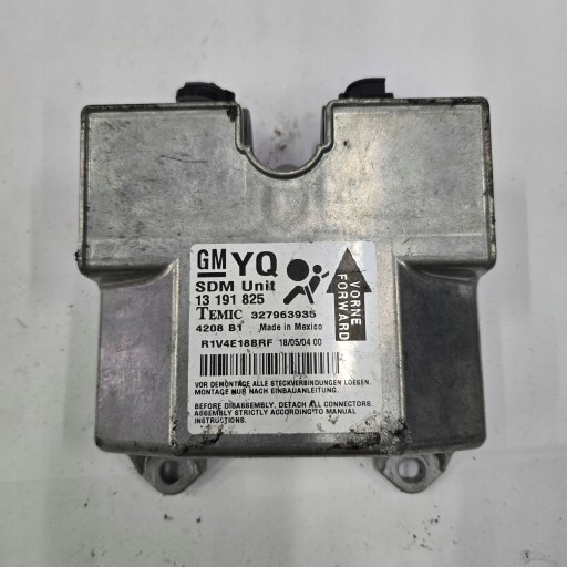 Originale modulo airbag Powietrznych Opel Zafira B 327963935 OE