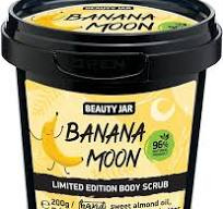 Škrabka na telo Beauty Jar Banana moon, 200g