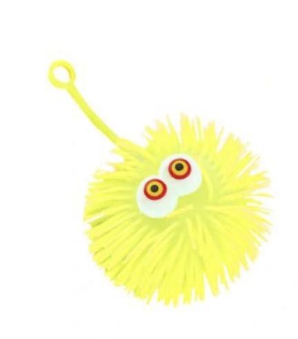 Пухнастий стрибаючий м’яч зі світлодіодним світлодіодним світлом