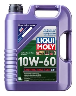 8909/LQM LIQUI MOLY OIL 10W60 5л SYNTHOIL RACE TECH GT1 SL/CF LIQUI MOLY