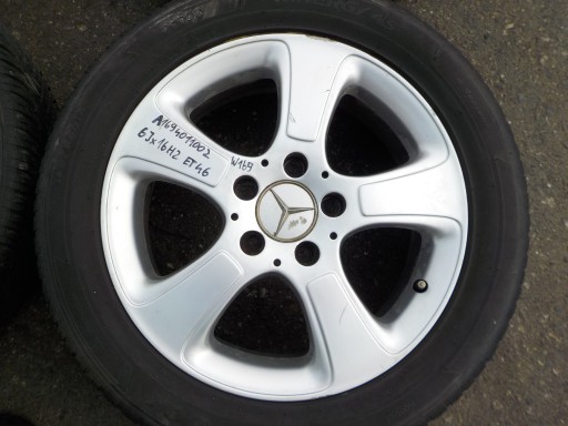 discs aluminium 15'' mercedes w169 2006r A1694011002