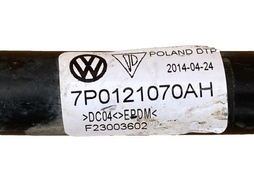 VW TOUAREG 7P 3.0TSI cijevčica crijevo vode 7P0121070AH