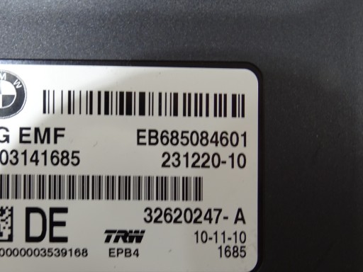 module electric brake BMW X3 F25 F10 F11 6850846 (24241821)