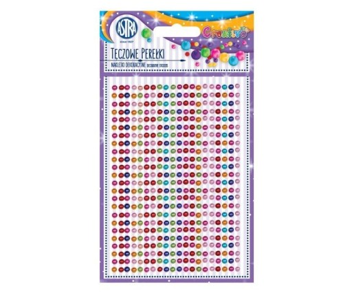 Декоративні наклейки Rainbow pearls Astra