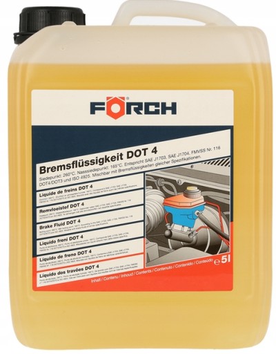 ГАЛЬМІВНА РІДИНА Forch DOT 4 5л