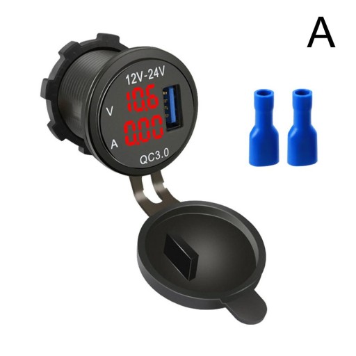 Автомобильный вольтметр амперметр QC3. 0 три-В-Е купить на Avtoex из ...