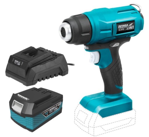 DEDRA АКУМУЛЯТОРНА ТЕПЛОВА ГАРНА 18V SAS+ALL 4Ah