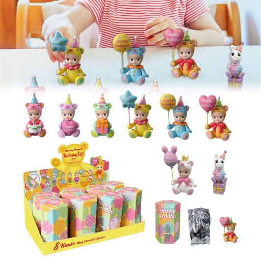 Sonny Angel Urodziny Sony Angel Hippers FIGURKA Siedząca