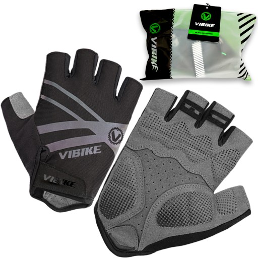 Велорукавички Vibike L чорні