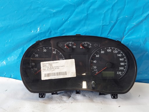 dials clock VW POLO 1.2 B 6Q0920800P