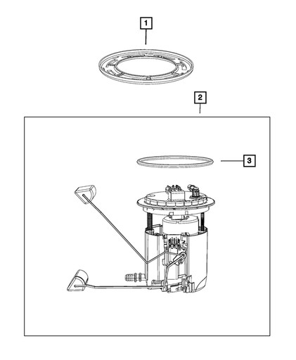 68413956AC - ПАЛИВНИЙ НАСОС WRANGLER JL GLADIOATOR 3.6