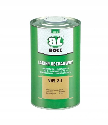 BOLL-CLEAR COAT VHS 2:1 1L 001664/BOL