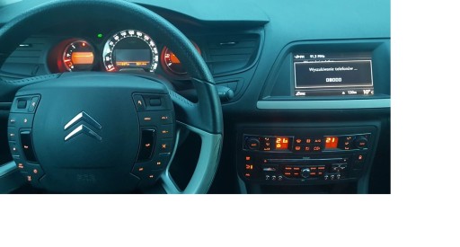 Польське меню та голос за кадром CITROEN C3 C5 RNEG 2009-2013