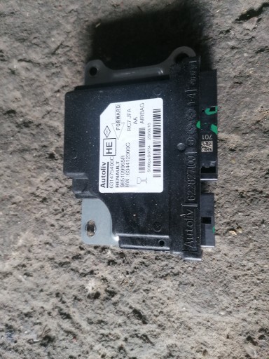МОДУЛЬ ДАТЧИКА ПОДУШКИ БЕЗОПАСНОСТИ RENAULT SCENIC IV 985109965R