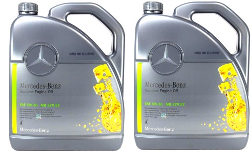 ОРИГИНАЛЬНОЕ МАСЛО MERCEDES 5W30 MB 229.52 10л