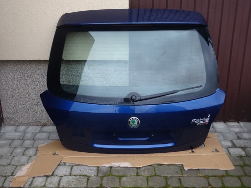 ЗАДНЯЯ ДВЕРЬ SKODA FABIA II COMBI, ТЕМНО-СИНИЙ