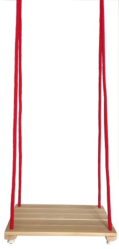 Дерев'яна гойдалка дитяча садова дошка