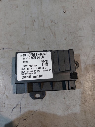 modul čerpadla paliva MERCEDES W212 2.2CDI