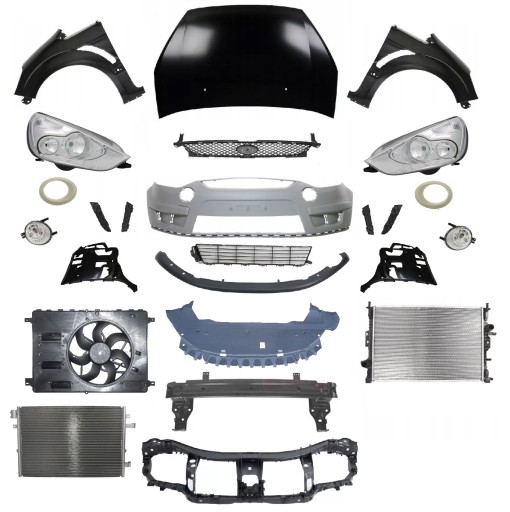 1549565 - FORD S-MAX 06-10 РЕМЕНЬ ПЕРЕДНЕГО КАПОТА, БАМПЕРА КРЫЛА