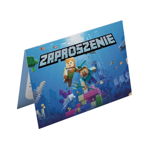 ДИТЯЧЕ ЗАПРОШЕННЯ НА ДЕНЬ НАРОДЖЕННЯ MINECRAFT