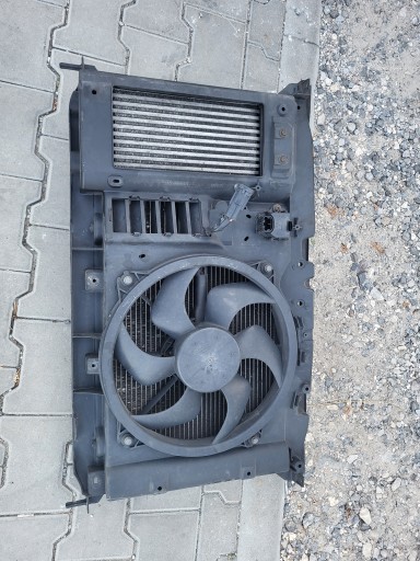 support panel for radiators radiator fan CITROEN C4 PICASSO and 1.6 HDI complete