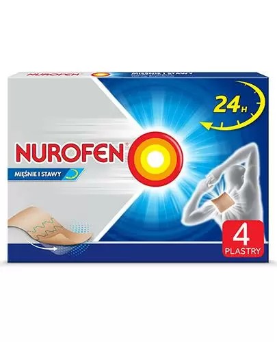 Nurofen mięśnie i stawy plaster leczniczy 200 mg 4 sztuki