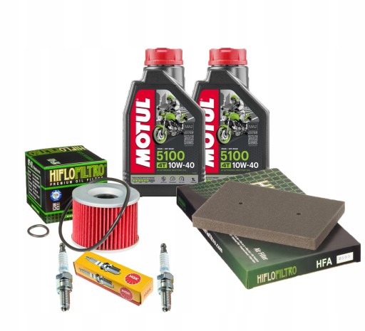 Масло Motul KAWASAKI EX 250 R NINJA 2011 Фільтр NGK