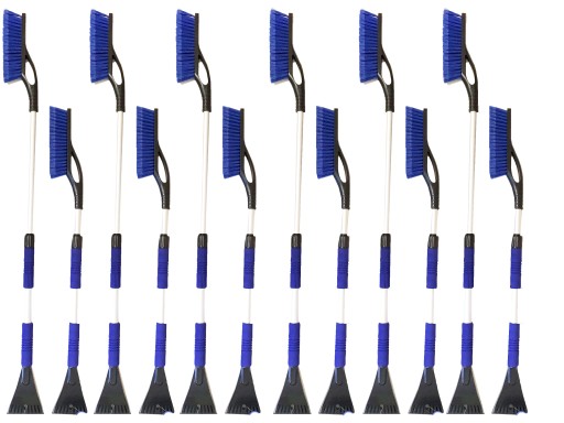 ЩІТКА СКРЕБОК ТЕЛЕСКОПІЧНА ДОВГА 120 СМ 12 ШТ