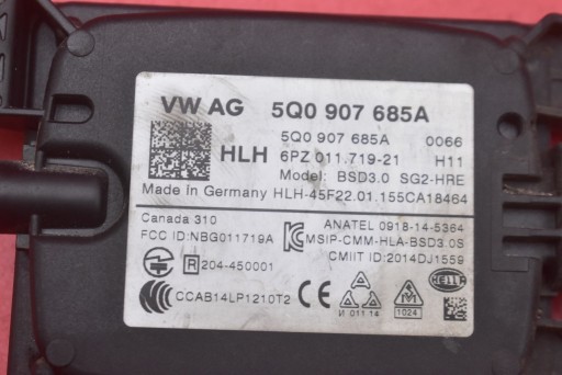 ASYSTENT changes supports RUCHU left 5Q0907685A VW GOLF 7 VII SPORTSVAN 12-17