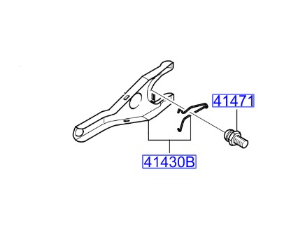 4143023200 - ВИЛКА СЦЕПЛЕНИЯ HYUNDAI IX35 (2013-15)