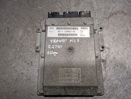 6C11-12A650-AE - Компьютерный контроллер двигателя ford transit mk7 2.2 tdci 6c1112a650ae