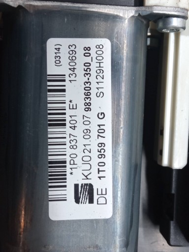 mechanism windows left front 1P0867435 Seat Leon II (2005-2012)