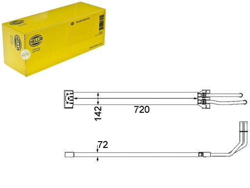HEL8MO 376 - МАСЛЯНЫЙ ОХЛАДИТЕЛЬ HELLA X2241 376756371
