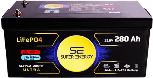Литиевая батарея lifepo4 12,8 в 280 ач для кемпера + нагревательные коврики + bluetooth