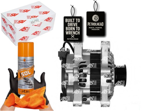 ASPA5023#ECS-PCP+K - Генератор citroen c4 04- 120a as-pl #petrolhead pro+ kit4