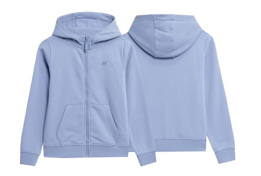 Дитячий світшот 4F розмір 152 з довгим рукавом синій