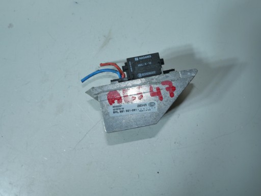 resistor, rheostat, regulator heater fan resistor AUDI 5HL351321-281