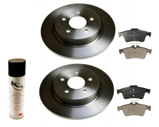 Диски колодки MAZDA 3 BK BL, 5 CR CW задній 265 мм