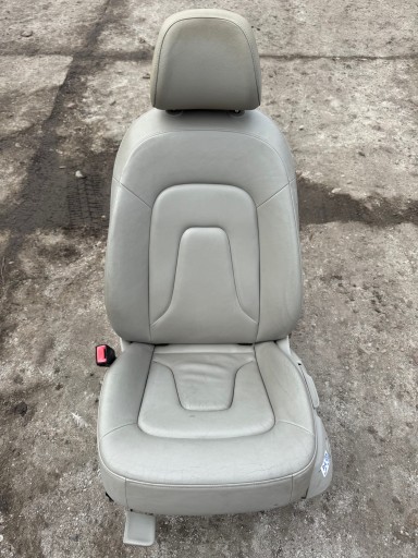AUDI A4 B8 seat left front front driver´s leather GRZANY
